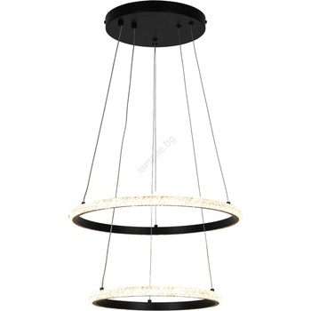 Zuma Line P22082M-2R - LED Пендел RIDE LED/22W/230V + LED/14W черен (ZL0790)