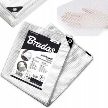 Bradas PLC1003/5 plachta zakrývací s oky 3x5m Vystužená