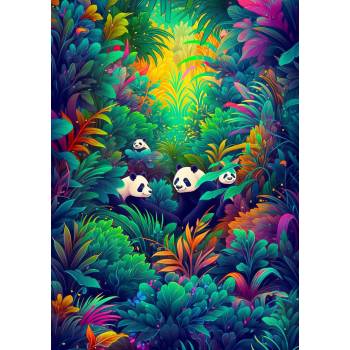 Enjoy - Puzzle Panda Haven - 1 000 piese