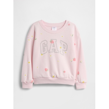 GAP Бебешки суитшърт с логото на GAP GAP | Rozov | Момичешки | 12-18 месеца