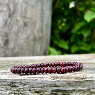 Zajetelenost náramek ČERVENOHNĚDÉ DŘEVO 3246