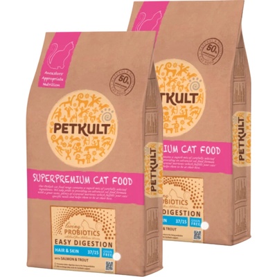 Petkult Cat Probiotics Hair Skin 2 x 2 kg