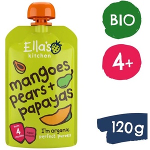 Ella's Kitchen BIO манго, круша и папая (120 г) (EK208)