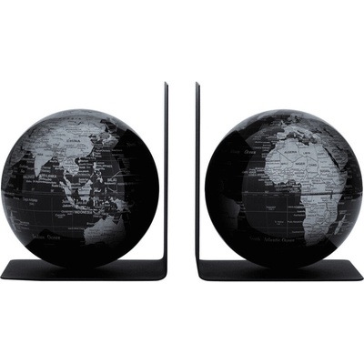 Emform BookGlobe 13cm sada glóbusov Čierna / Strieborná