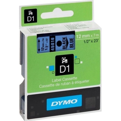 Páska Dymo Pocket 12 mm x 7 m, černá/modrá