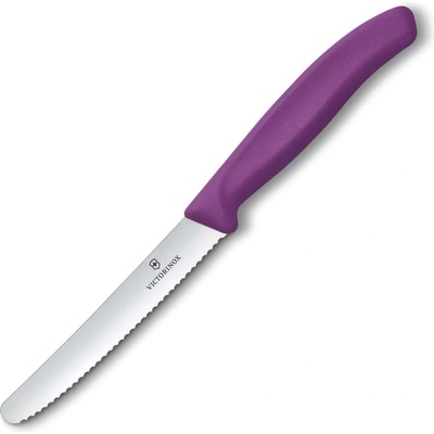 Victorinox Нож за домати SWISS CLASSIC 11 cm, лилав, пластмаса, Victorinox (VN67835C1)