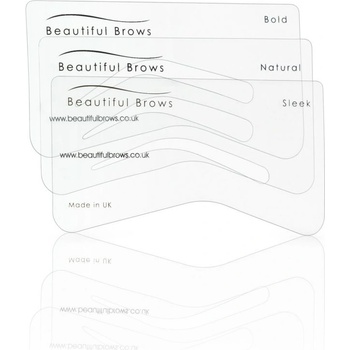 Beautiful Brows Šablony na obočí 6 typů