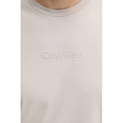 Calvin Klein Памучна тениска Calvin Klein в сиво с изчистен дизайн K10K114167 (K10K114167)