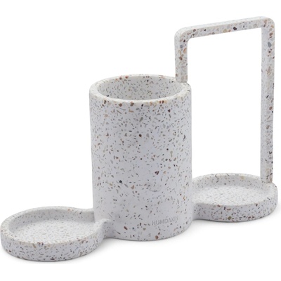 Humdakin Stojan na mycí prostředky Terrazzo, šedá barva, kámen