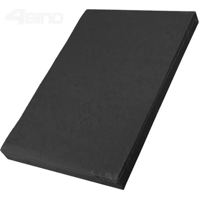 4BIND Desky pro vazbu Delta (imit. kůže) 230g, A4 černá, 100ks