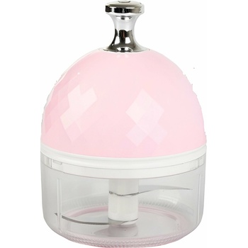 Verk 07135 Elektrický sekáček na česnek a zeleninu 150 ml růžový