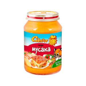 Слънчо пюре мусака 8 месец 190 г