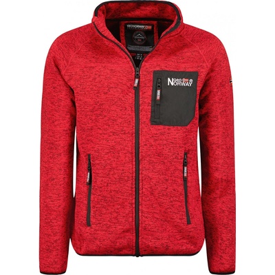 GEOGRAPHICAL Norway mikina TITLE MEN zip červená