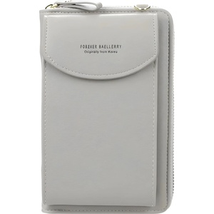 Baellerry Портфейл Crossbody Baellerry ME-25496 - Сива KP25496