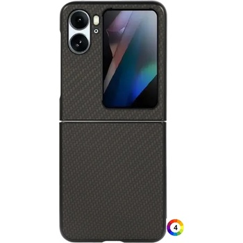 Image 1 of OPPO Find N2 Flip Carbon Fiber Кожен Калъф