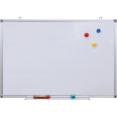 Office1 Бяла дъска, 60 x 90 cm, магнитна, с алуминиева рамка (1077140064)