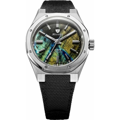 Nivada Grenchen F77 MK2 Labradorite 100 Years Velcro Strap