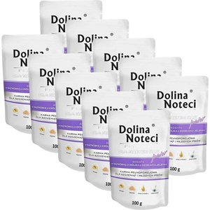 Dolina Noteci Premium Junior Small Breed Заек Черен дроб и Еленски езици 10 x 100 г