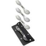 Black+Blum Комплект прибори за хранене OUTDOOR, комплект от 4 бр. , сребърен, неръждаема стомана, Black+Blum (BBOLSP001)