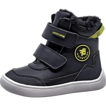 Protetika chlapecké zimní boty Barefoot TARIK černá