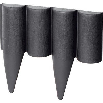 Gardenplast Zahradní palisáda Palgarden 12,5 cm / 2,5 m černá 10 ks