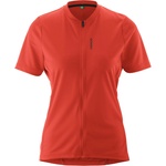 Gonso Дамска фланелка с къс ръкав за колоездене Gonso Women's Sitivo Jersey Green Cycling jersey - Paprika Flame - размер 42 (EU) (156-2901-0215)