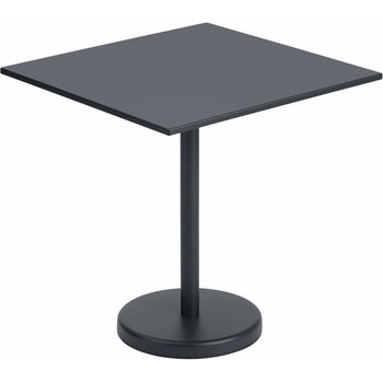 Muuto Stolek Linear Steel Café Table 70x70, black