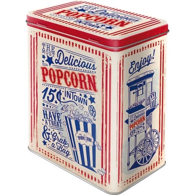 Postershop Plechovál Popcorn 3 l