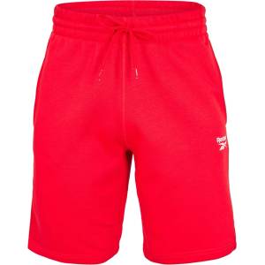 Reebok Поларени къси панталони Reebok Men's Identity Small Logo Fleece Jogger Shorts - Vecred/Black