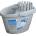 Овална кофа с цедка York Bacteria Stop 12 l (2707056-5080120138-7000)