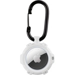 Tactical AIRTAG BEAM RUGGED 2.0 пластмасов калъф с повишена удароустойчивост, карабинер, БЯЛ Apple AirTag (57983121132)