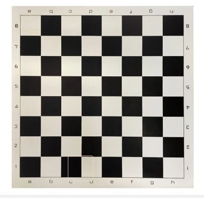 Hot Game Šachové plátno černobílé velké, pole 55 mm – Zboží Dáma