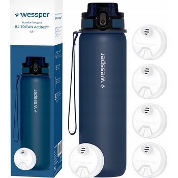 Wessper B4 Tritan Actitex 0,5 l modrá