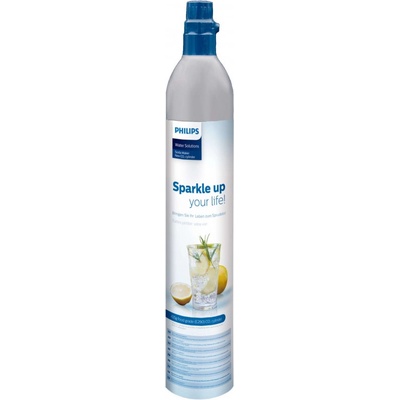 Philips Цилиндър CO2 за ръчна машина за сода Philips ADD913/10, 1 бр, До 60 л вода, Сив (ADD913/10)