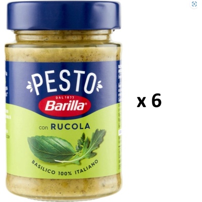 Barilla Pesto s bazalkou a rukolou 6 x 190 g