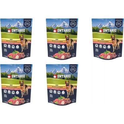 Ontario Hovězí se zeleninou ve vývaru 5 x 300 g