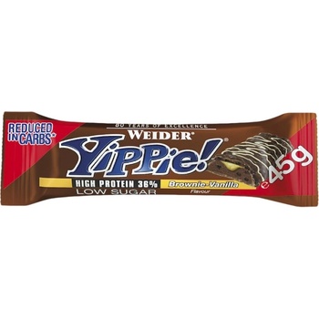 Weider Yippie! Bar 45g [45 грама] Брауни с ванилия