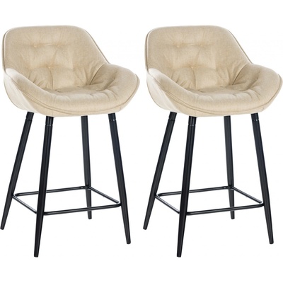 Design-Shop Gibson Krémová / černé 2 ks