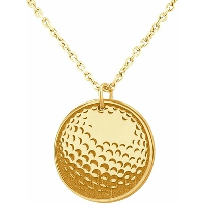 Eppi Strieborný prívesok lopta s gravírom vašej voľby Golf P46034