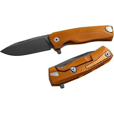 LionSteel ROK A OB čepel ocel M390 černá,hliníková rukojeť
