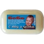 Milva Детски тоалетен сапун с мед и мляко, 60 g - baby