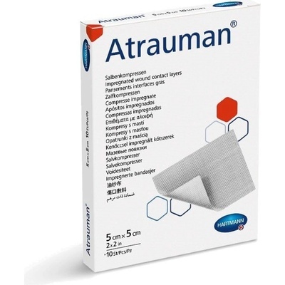 Atrauman kompres impregnovaný 5 x 5 cm 10 ks