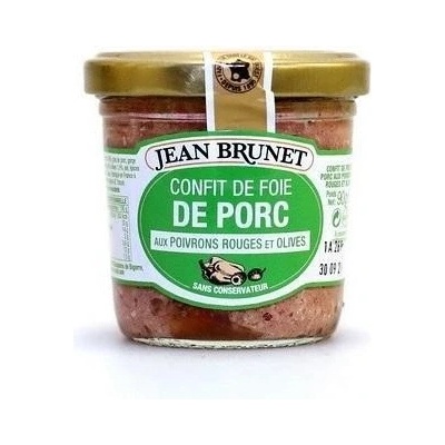 Confit z vepřových jater s paprikou a olivami 90 g