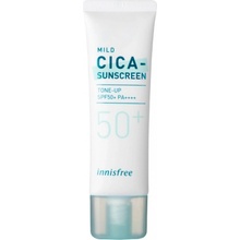 Innisfree Mild Cica Sunscreen SPF50+ PA++++ krém s pupečníkem asijským 50 ml