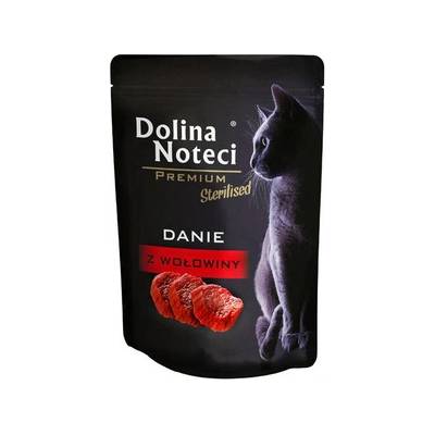 Dolina Noteci Премиум храна за стерилизирани котки с говеждо месо 85 г