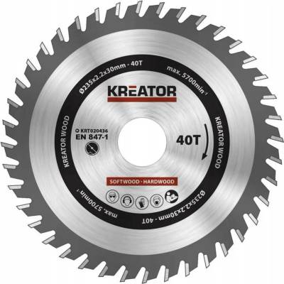 Kotouč Kreator na dřevo 235x30 mm
