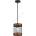 Westinghouse 61179 - Пендел LANGSTON 1xE27/60W/230V barnwood (P6734)