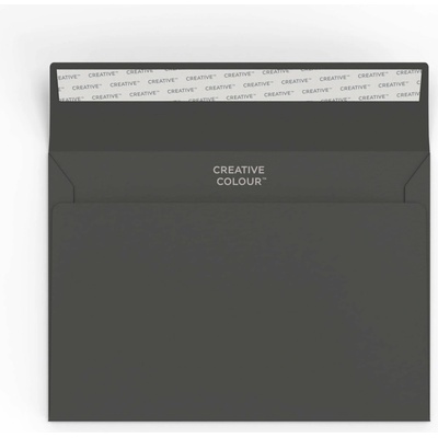 Prémiové barevné obálky Creative Colours™ - 162 x 229 mm (C5) - Černá