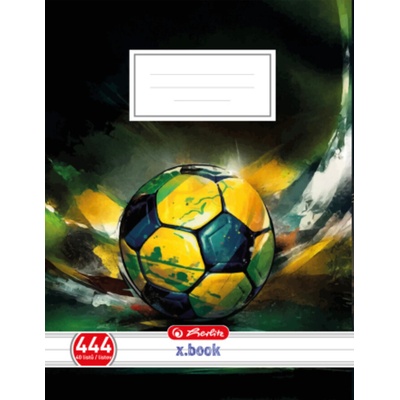 Herlitz Sešit A4 linkovaný 444 Fotbalový míč