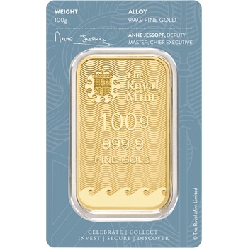 The Royal Mint zlatý slitek Britannia 100 g